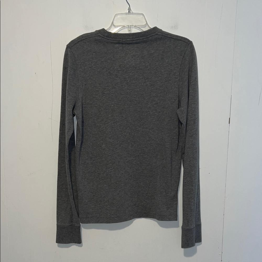 Abercrombie & Fitch Men’s Gray Shirt with Orange Detail Y2K 0002 - Picture 3 of 3